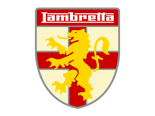 Lambretta logo shield yellow lion
