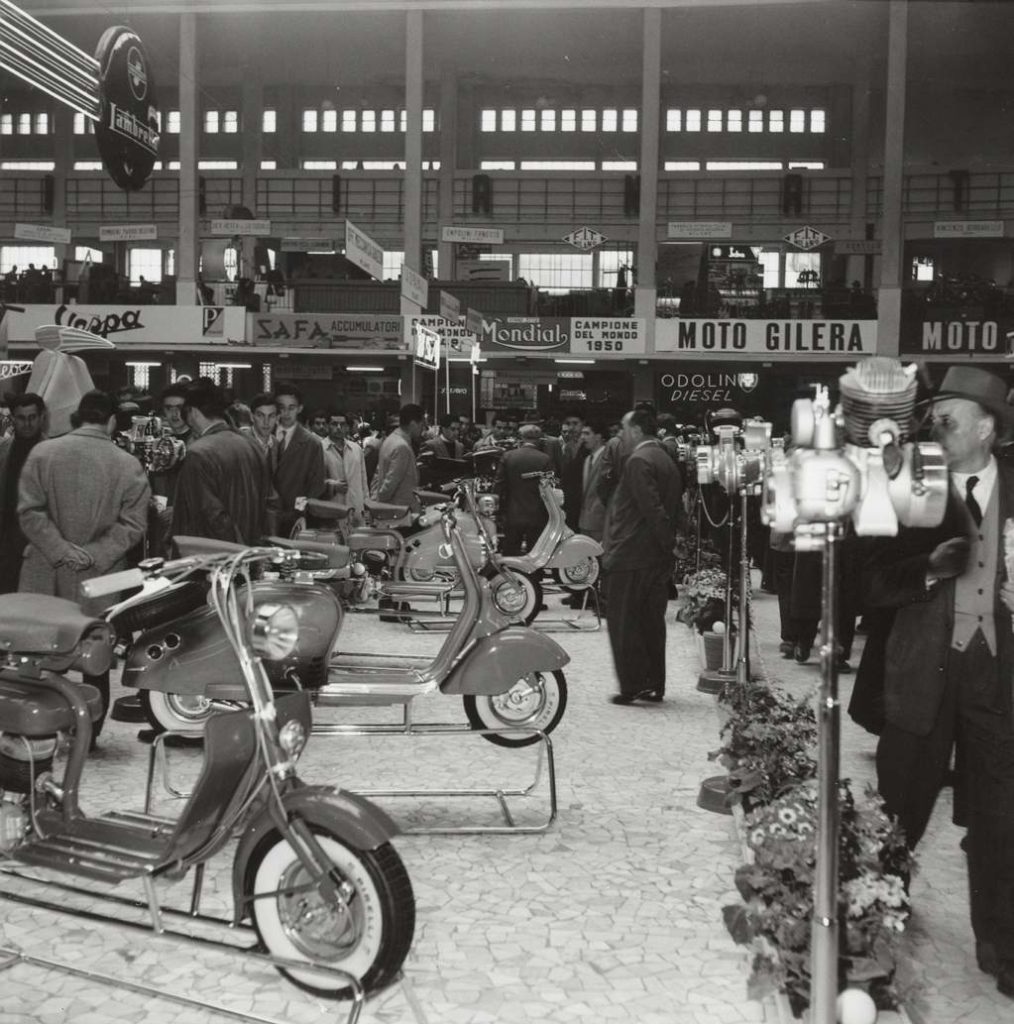 1950 Milan Lambretta exhibition