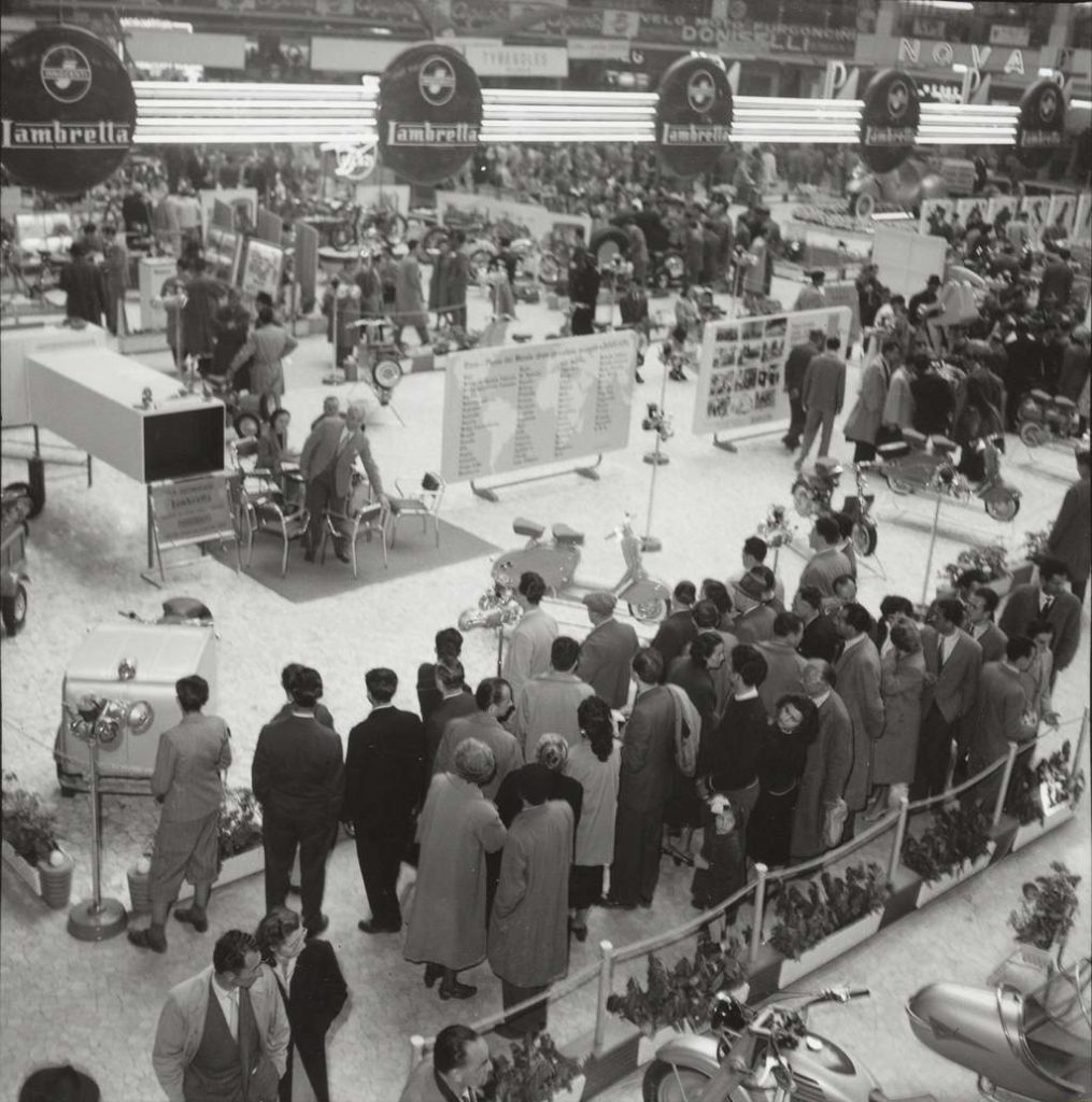 1950 Milan Lambretta exhibition