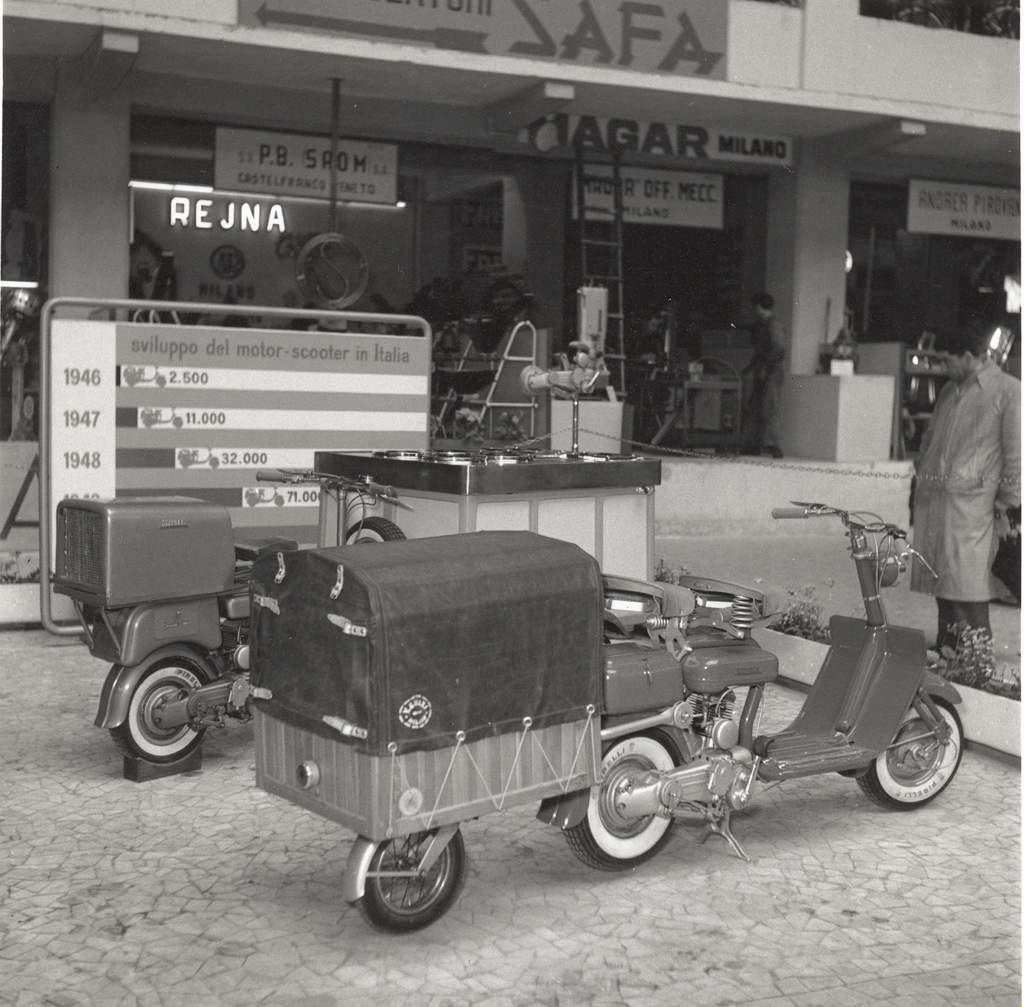 1950 Milan Lambretta exhibition