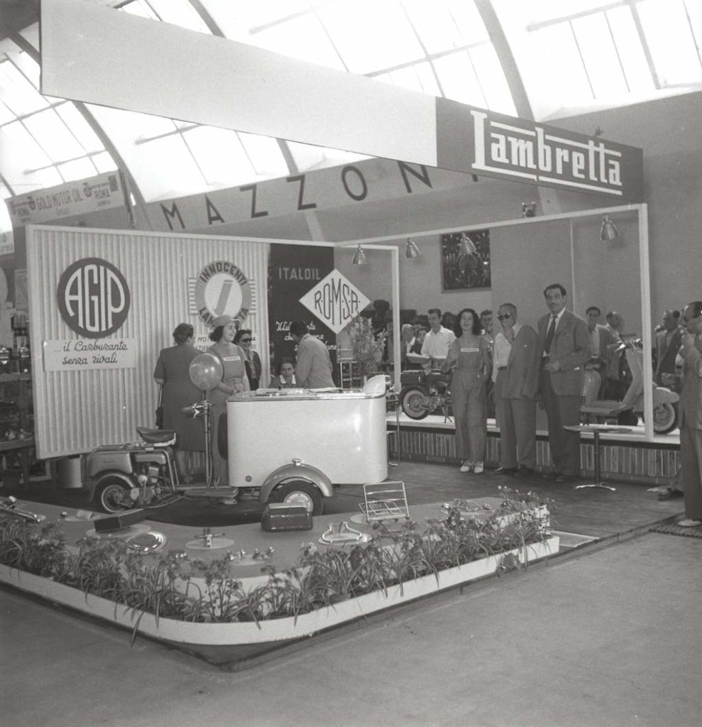 1950 Milan Lambretta exhibition