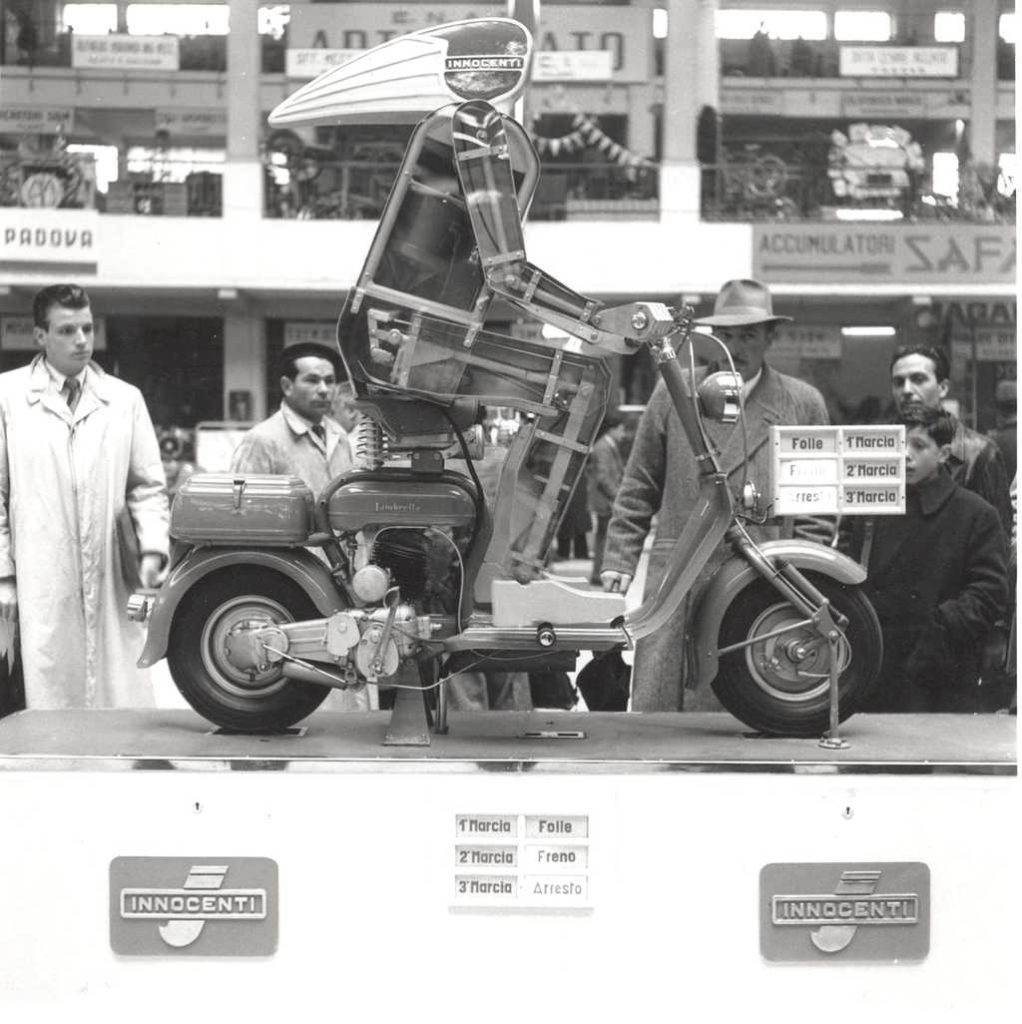 1950 Milan Lambretta exhibition