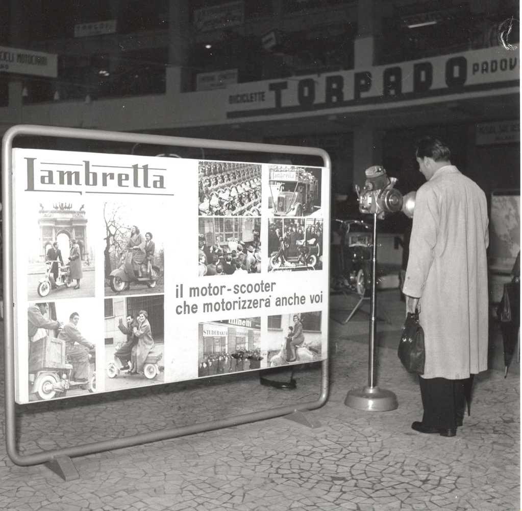 1950 Milan Lambretta exhibition