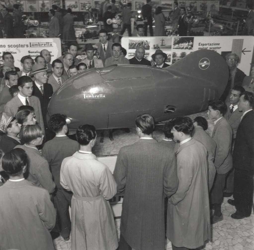 1950 Milan Lambretta exhibition