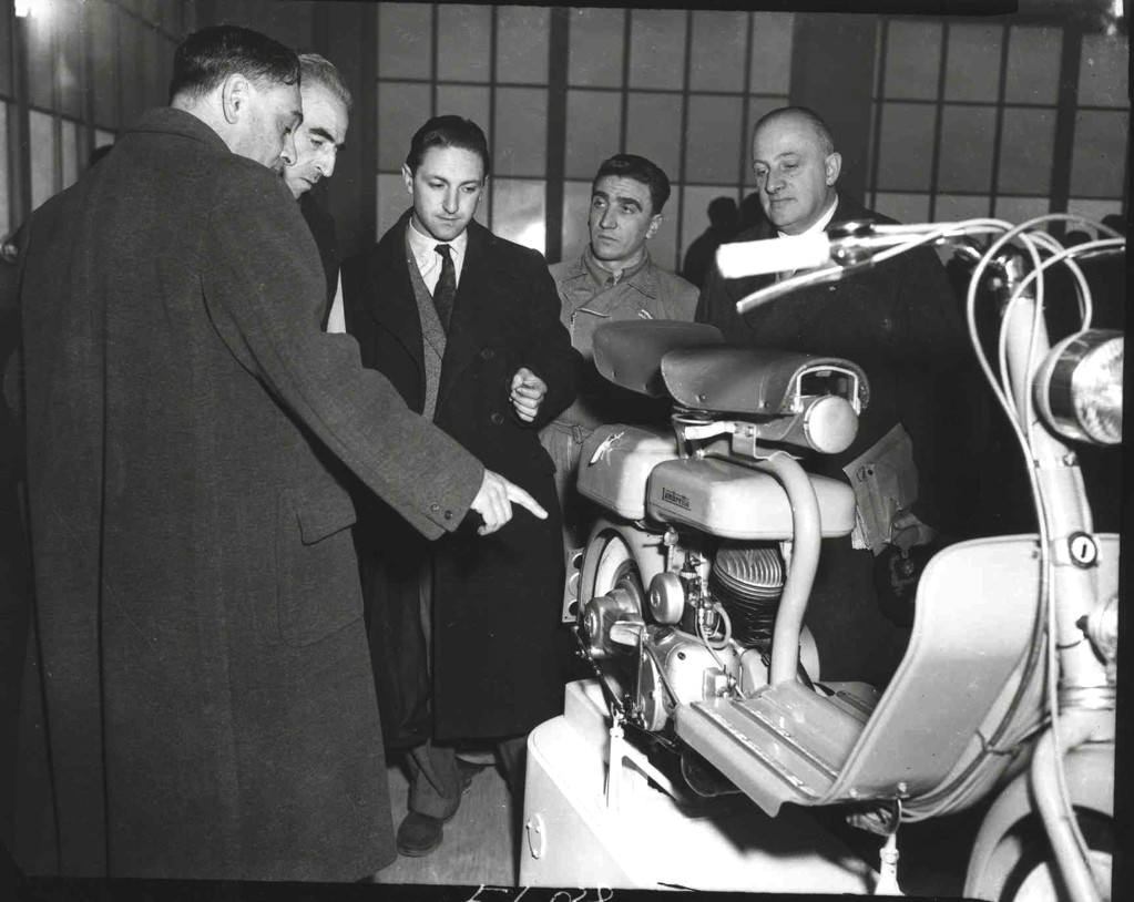 1951 Presentation of the Lambretta 125 D