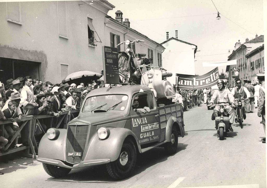 1956 International Lambretta meeting in Alexandria in Piamonte