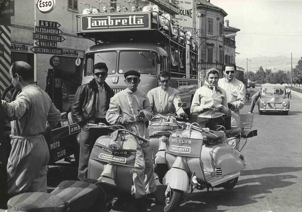 1956 International Lambretta meeting in Alexandria in Piamonte