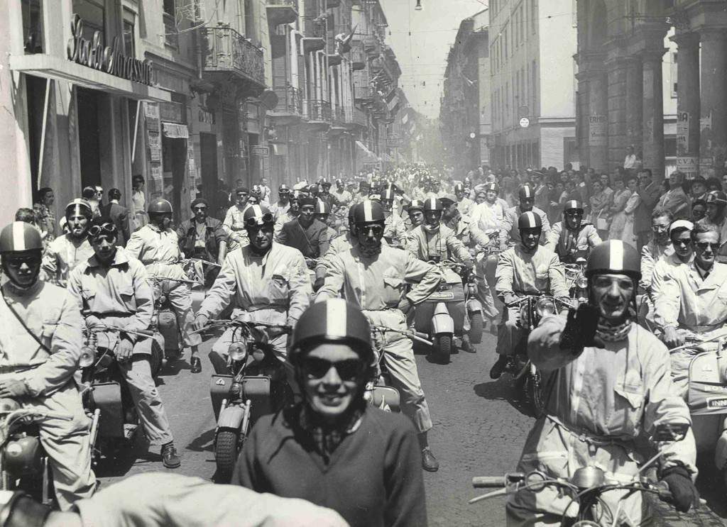 1956 International Lambretta meeting in Alexandria in Piamonte