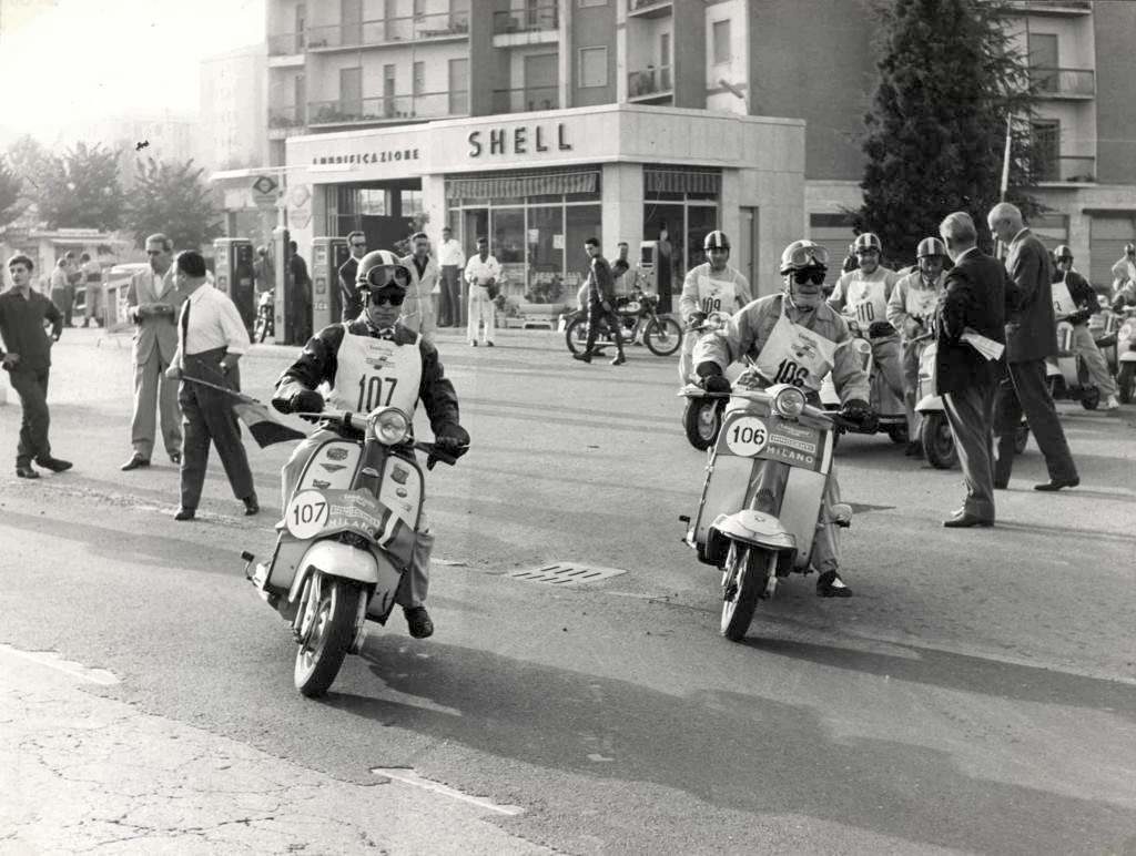 1962 Trofeo Lombardo Ambrogio Ferrario Lambretta scooters