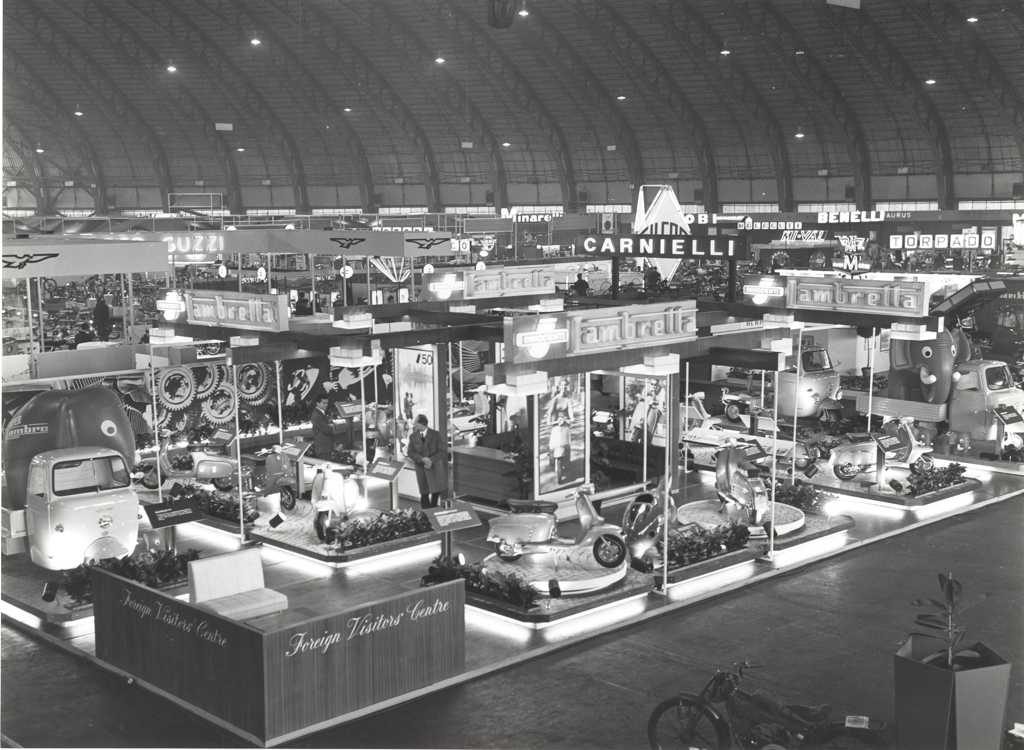 1961 Presentation of the new Lambretta 50 in the Milan exhibition