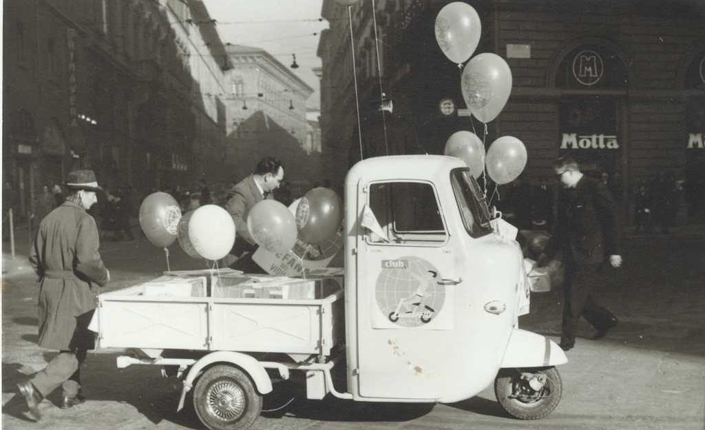 Three wheeler Lambretta 175 FLI in Milano